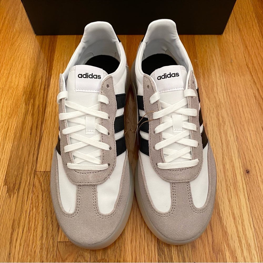 Adidas Women's Sneakers in White, Black, and Tan - Picture 3 of 7